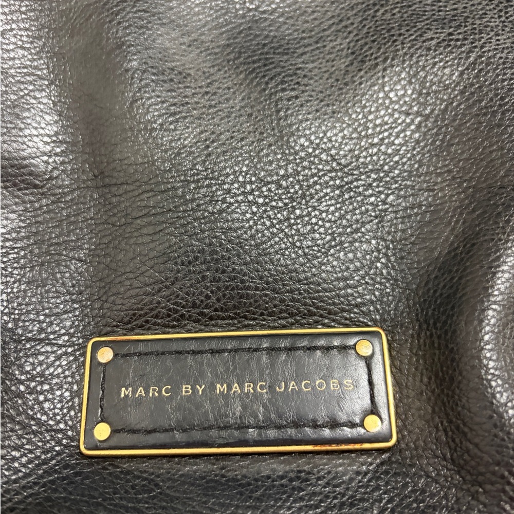 Marc by Marc Jacobs Black Leather Shoulder Bag - Picture 2 of 5